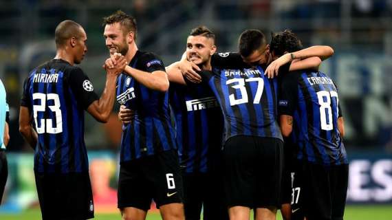 Quote Champions, l'impresa Inter paga 65 volte la posta