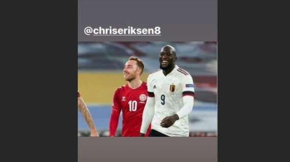 Avversari 90 minuti, in attesa dell'Inter: Lukaku ed Eriksen ricongiunti su Instagram dopo Danimarca-Belgio