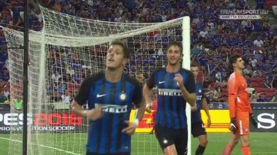 Chelsea-Inter, Jovetic protagonista. Segna ed esulta battendosi il petto