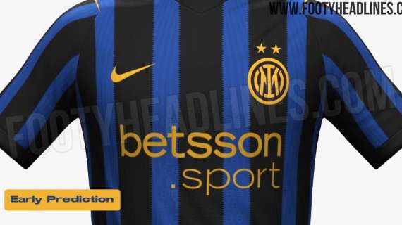 Footy Headlines - Strisce a zig-zag e loghi in giallo intenso: le prime immagini della maglia Home dell'Inter 2026/27