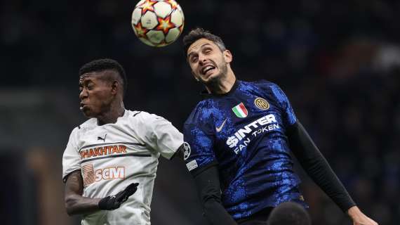 Sky -  Inter, niente rinnovo automatico per Ranocchia: incontro a fine stagione