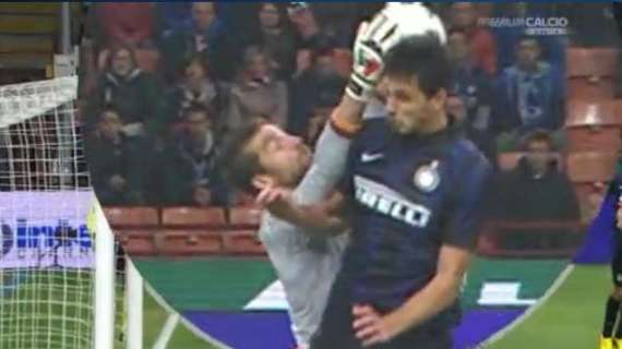 Moviola - Rigore, che abbaglio! Ranocchia, non è gol