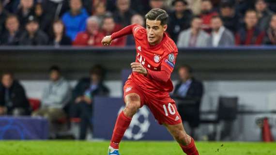 Bayern, Coutinho operato alla caviglia: stop di 14 giorni