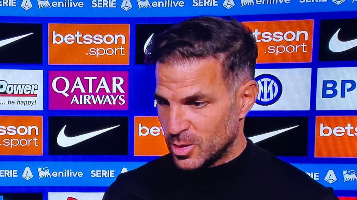 Como, Fabregas a DAZN: "Thuram e Lautaro mondiali, calcisticamente non ho visto una grandissima differenza tra noi e l'Inter"