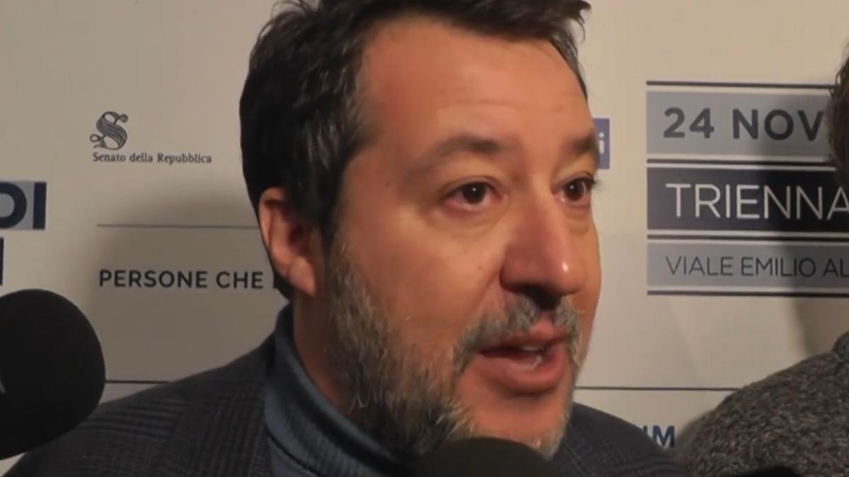 Salvini: "Ho visto il derby in mezzo a 150 interisti, esultanza composta. A Sala non ne va bene una"