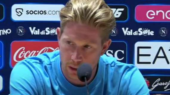 Napoli, De Bruyne: "Lukaku un amico, era felice quando ha saputo che sarei venuto qui"