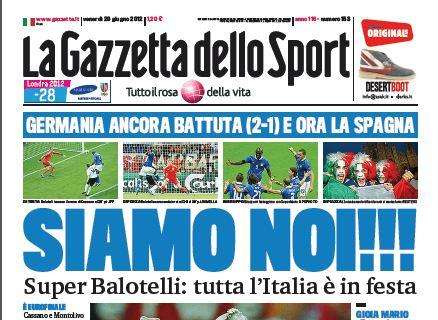 FOTO - Gazzetta, un urlo all'Italia: "Siamo noi!!!"