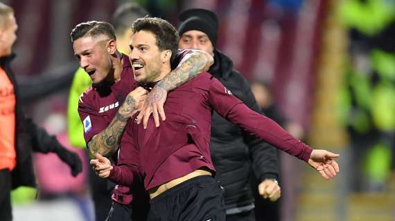 Salernitana, non basta la doppietta di Verdi: lo Spezia acciuffa il 2-2 su rigore