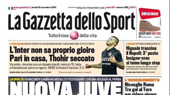 Prime pagine - L'Inter non sa gioire. Thohir seccato. A Mazzarri gira tutto storto, la panchina ora è a rischio