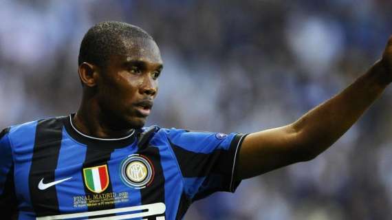 Samuel Eto'o dice 39. Gli auguri dell'Inter: "Imprendibile, generoso, unico"