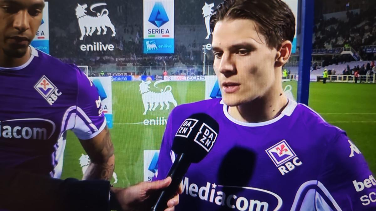 Fiorentina, Fagioli a DAZN: "Siamo ancora in apnea, ma guardiamo il lato positivo. Sull'ultima parata di De Gea..."