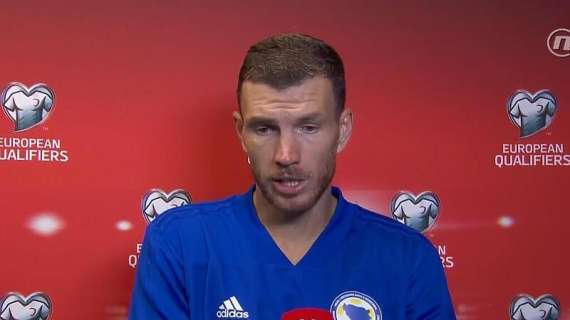 Bosnia, Dzeko: "Zero gol? Non penso agli errori, felice anche se segna Prevljak"