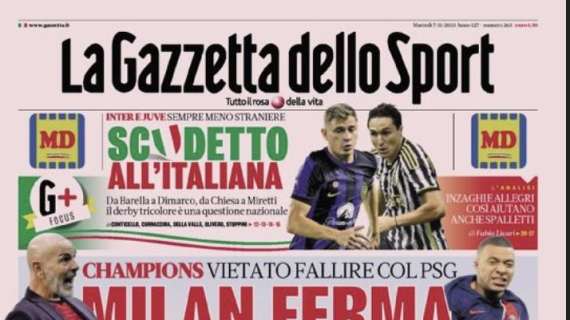 Prima GdS - Inter e Juve sempre meno straniere: il derby tricolore è una questione nazionale 