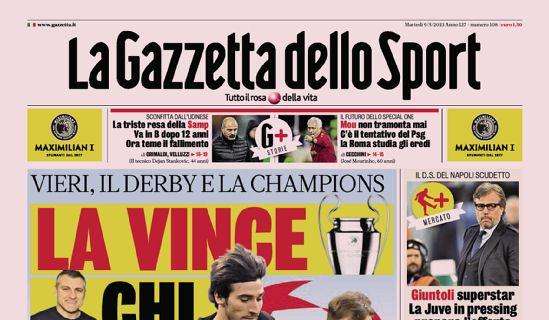 Prima GdS - Vieri, il derby e la Champions: "La vince chi passa"