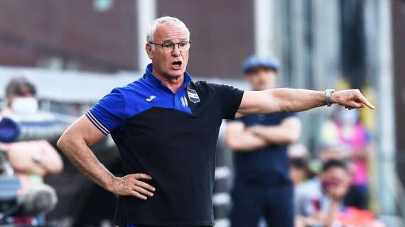 Sampdoria, Ranieri: "Ai miei rimprovero solo il primo tempo contro l'Inter"