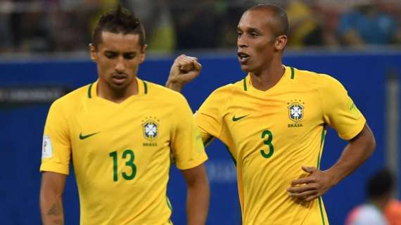 InterNazionali - Brasile-Paraguay 3-0, Miranda sorride