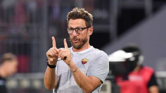 Roma, Di Francesco: "Mi auguro di restare sopra le milanesi. Inter? Mercato importante"