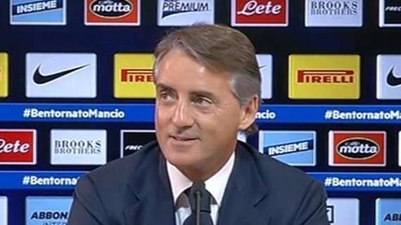 Mancini: "Derby e Roma? Inizio duro e affascinante. Vincere? Prima ci serve..."