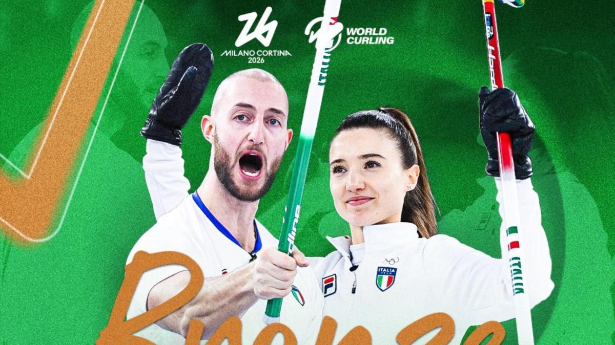 Mosaner e Costantini vincono il bronzo nel curling in doppio misto. L'Inter: "Avevi ragione Amos: è stato speciale"