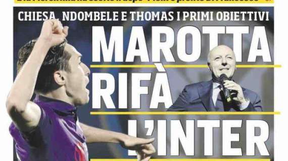 Prima CdS - Marotta rifà l’Inter: Chiesa, Ndombele e Thomas i primi obiettivi