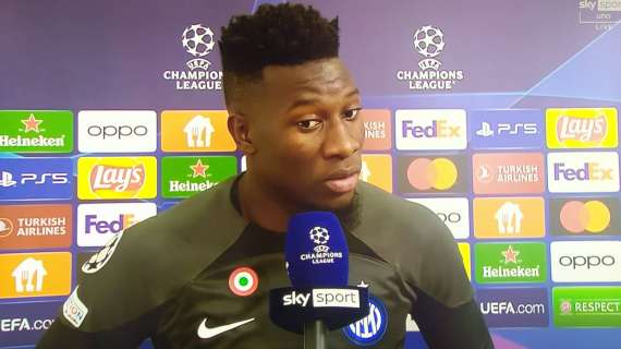 Onana a Sky: "Orgoglioso dell'Inter. Siamo forti, puntiamo a vincere tutto"