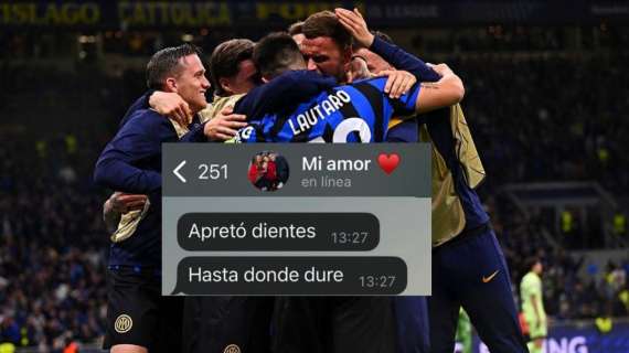 "Hasta donde dure, hasta la final". Agustina svela le parole di Lautaro prima di Inter-Barça: "Stringo i denti"