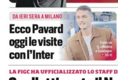 Prima CdS - Ecco Pavard, oggi le visite con l'Inter 