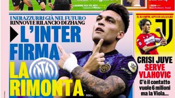 Prima GdS - L'Inter firma la rimonta: settimana prossima toccherà a Barella