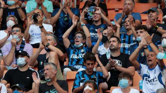 L'Inter ritrova il pubblico: sono quasi 30 mila gli spettatori a San Siro