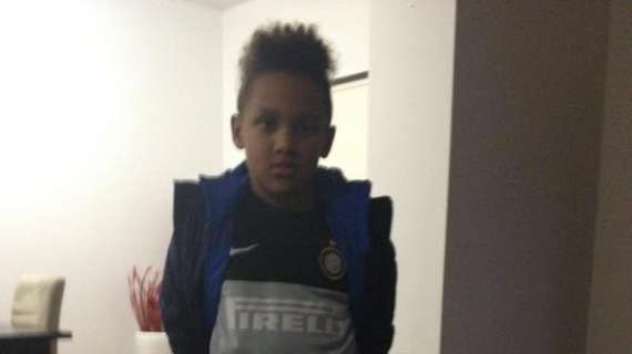 FOTO - Ecco il baby Mudingayi: "Ora l'allenamento"