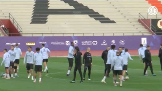 FOTO - Secondo giorno a Riad per l'Inter. Le immagini del caldo allenamento mattutino