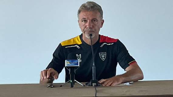 Lecce, Baroni: "L'Inter è la squadra più forte. Cetin da valutare, ha avuto una distorsione alla caviglia"