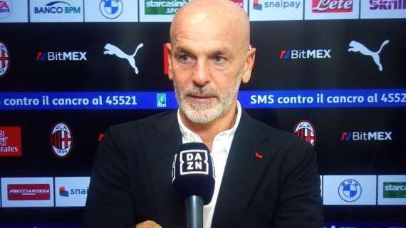 Pioli a DAZN: "Cercheremo di essere equilibrati in campo"