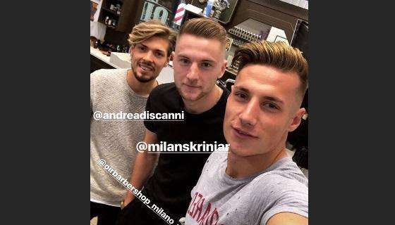 Pinamonti, reunion nerazzurra con l'amico Milan Skriniar