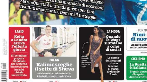 Prima CdS - Ferrero rivela: "Roma, per Schick sei in vantaggio". Keita a Londra, il Tottenham prepara 30 milioni