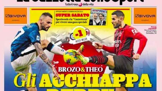 Prima GdS - Brozo&Theo: gli acchiappa derby. L'interista dirige, il milanista strappa