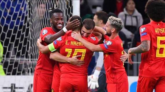 Lukaku non c'è, ma il Belgio non si ferma comunque: 2-0 al Kazakistan