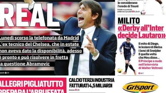 Prima CdS  - Diego Milito: "Derby all'Inter, decide Lautaro"