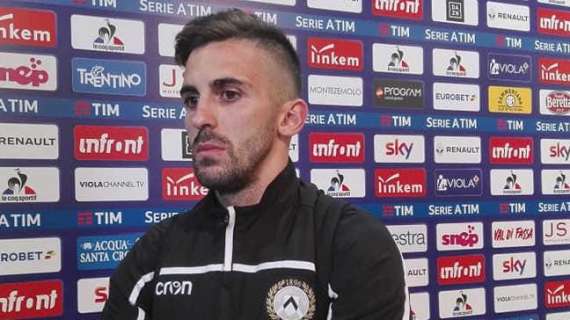 Udinese, D'Alessandro: "Inter squadra fortissima, ma non avere pressioni può essere un vantaggio per noi"