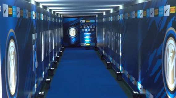 L'Inter su Dugout presenta il tunnel d'ingresso al campo
