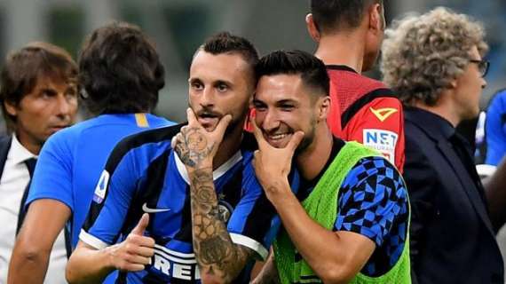 Inter, Politano festeggia il poker sui social: "Subito una grande vittoria. P.s.: Romelu, mi devi un gol"