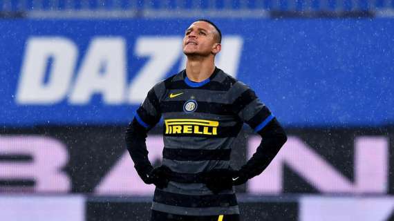 Sanchez con l'Udinese ha timbrato la sua 50esima presenza con la maglia dell'Inter