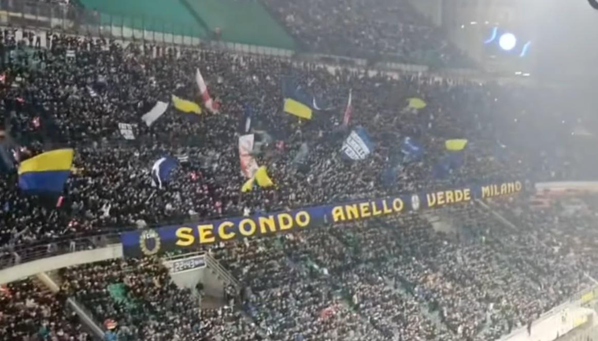 GdS - Il ritorno della Curva Nord: l'Inter ne aveva bisogno. Striscione unico "Secondo anello verde Milano"