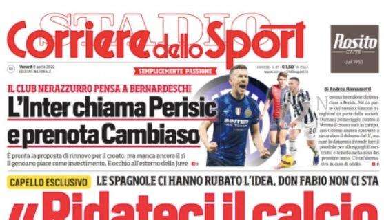 CdS - L'Inter chiama Perisic e prenota Cambiaso. Si pensa a Bernardeschi