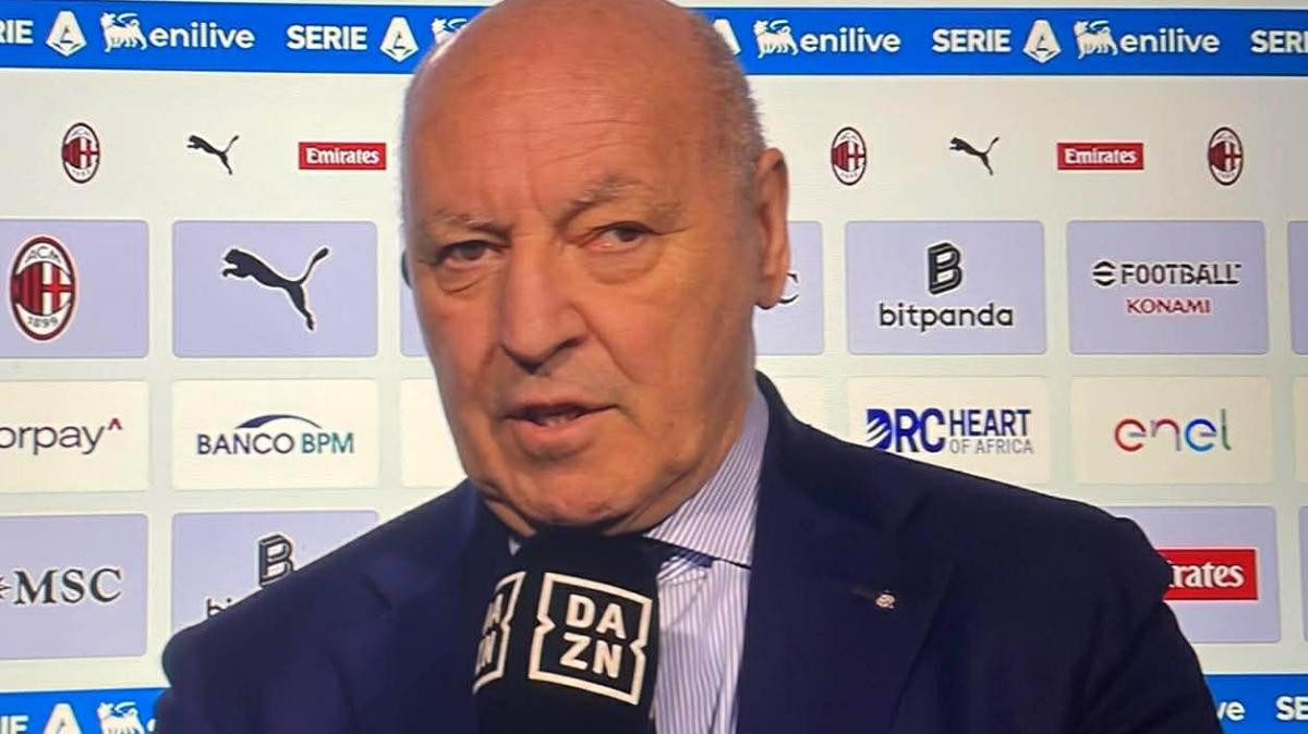Marotta a DAZN: "Pochi meriti all'Inter? Chivu ha ragione. Bel gesto di Lautaro, Esposito titolare un vanto"