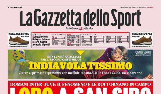 Prima pagina GdS - Ronaldo-Platini, loro a San Siro. Il Fenomeno: "Lukaku è fortissimo"