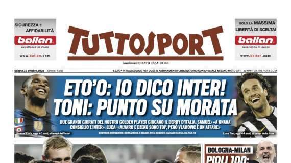 Prima TS - Eto'o: "Io dico Inter!"