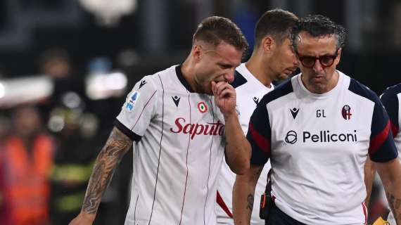 Bologna, tegola Immobile: per l'attaccante lesione al bicipite femorale destro e lungo stop. Si ferma anche Casale 