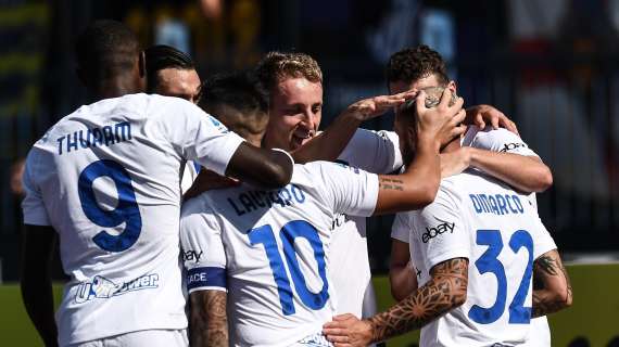 Il controllo, la gemma di Dimarco, la sofferenza e la prima fuga: l'Inter supera 1-0 l'Empoli e continua il volo