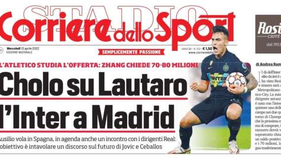 Prima CdS - Cholo su Lautaro, Ausilio vola a Madrid: in agenda incontro per Jovic e Ceballos col Real